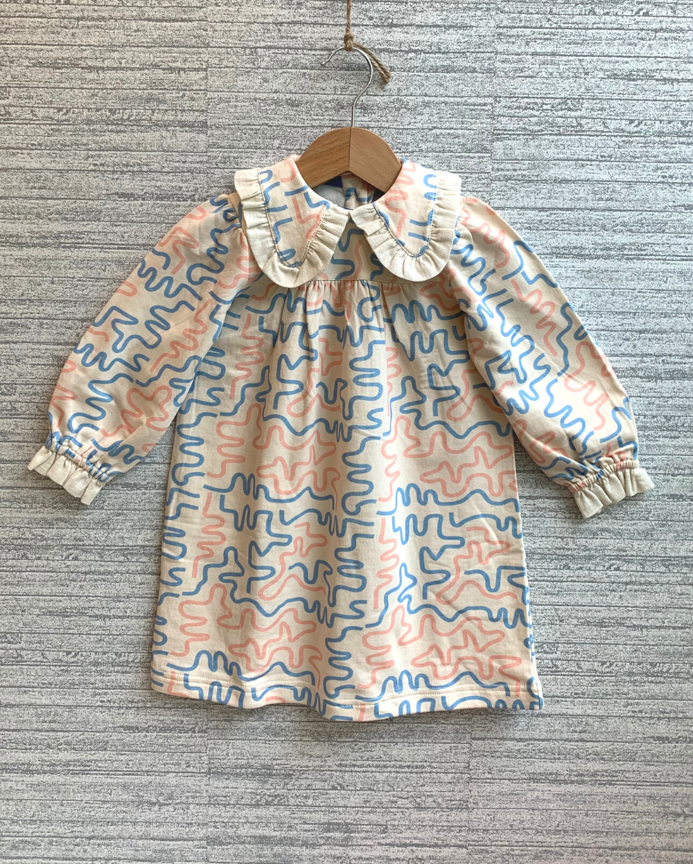Playful Scribble Shift Dress Eartyhtweens