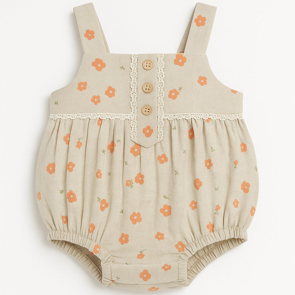 Peach Blossom Romper