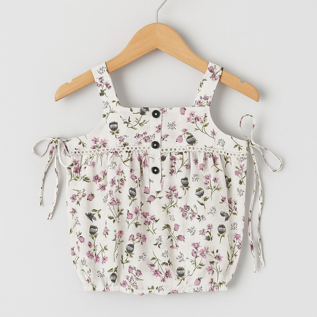 Petal Charm Cotton Onesie