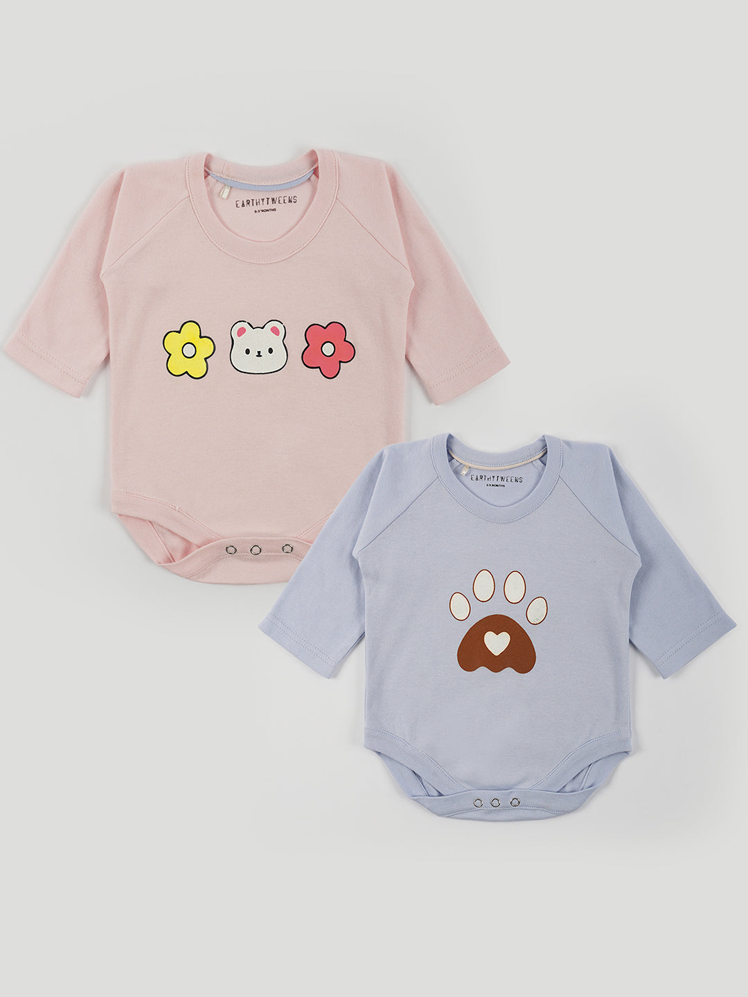 Baby Animal Printed Summer Cotton Jersey Onesie Set