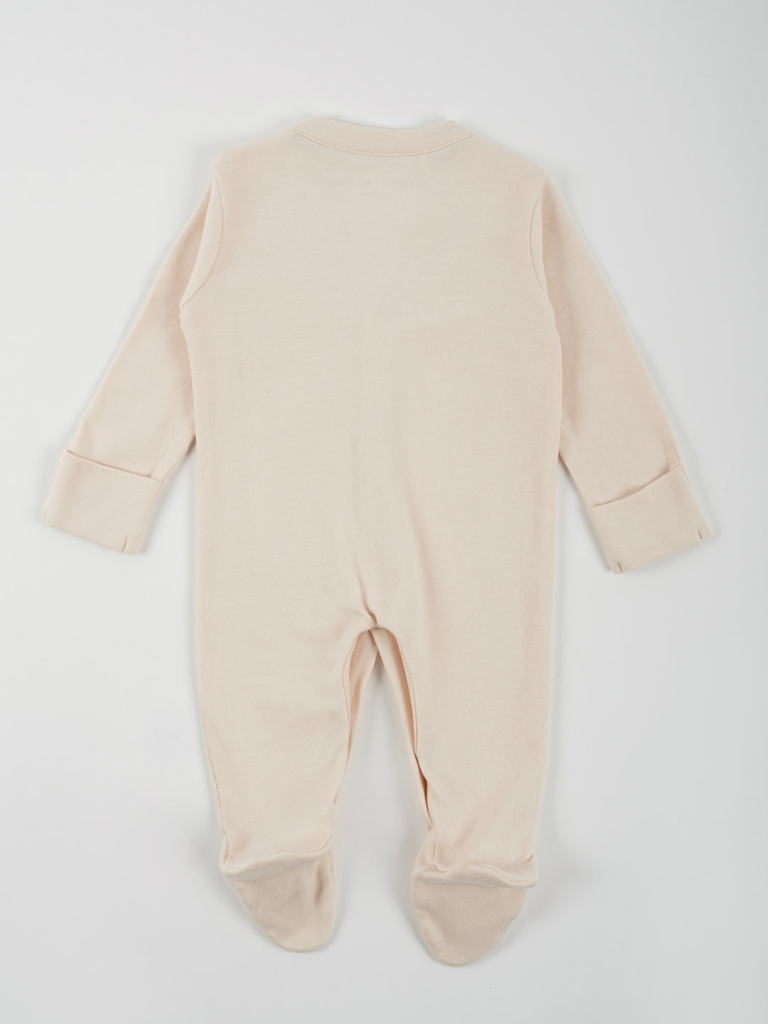 Peach Parchment Cotton Jersey Jumspuit With Boots