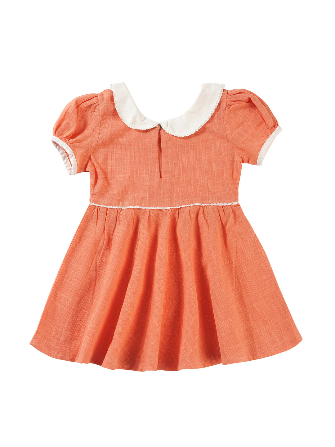 Pure Cotton Slub Tangarine Dress