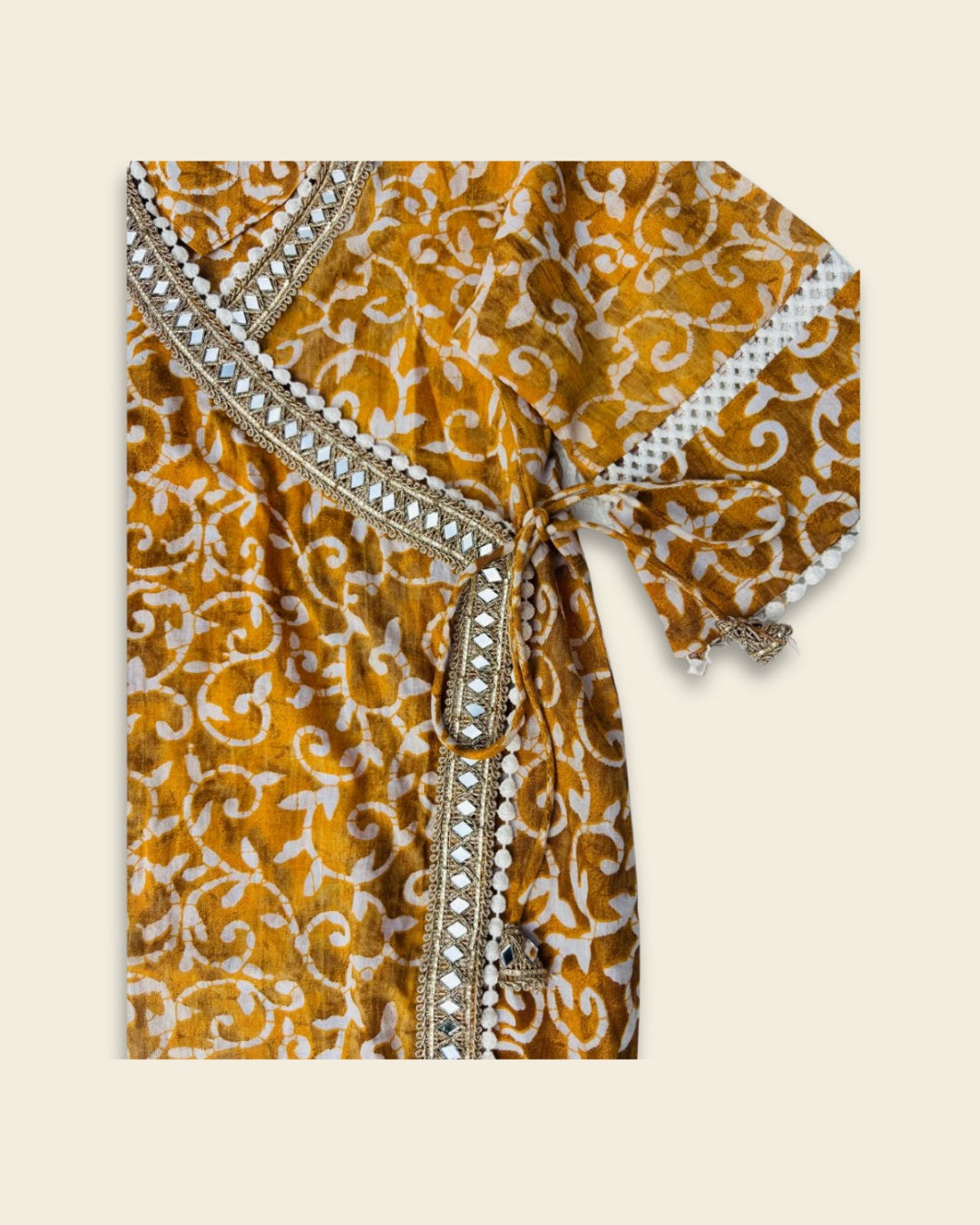 Golden Charm Kurti Set