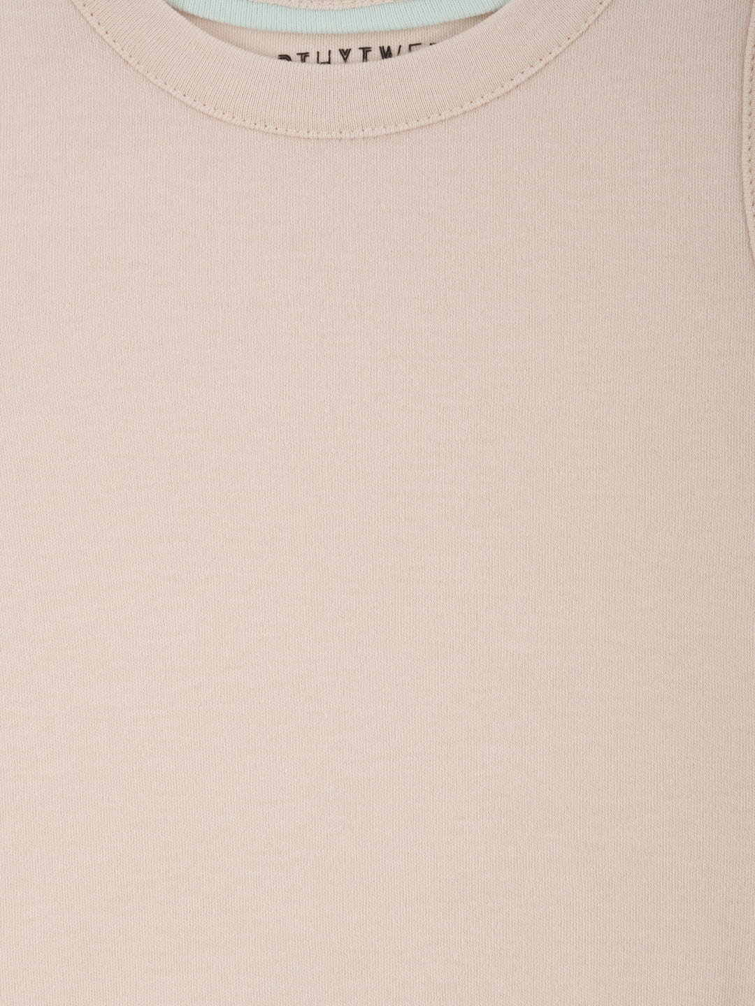 Pastel Parchment Cotton Jersey Vest