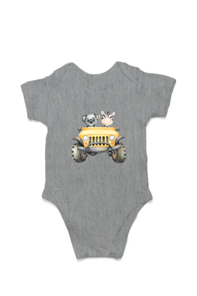 Koala & Zebra Safari Romper – Adventure Awaits!