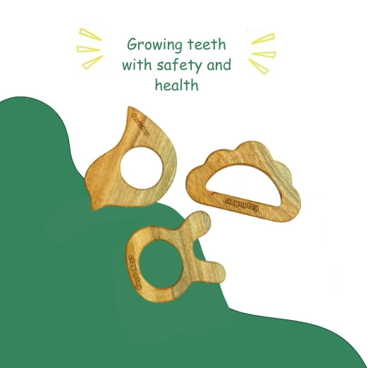Neem Wood Teethers Toys For Babies