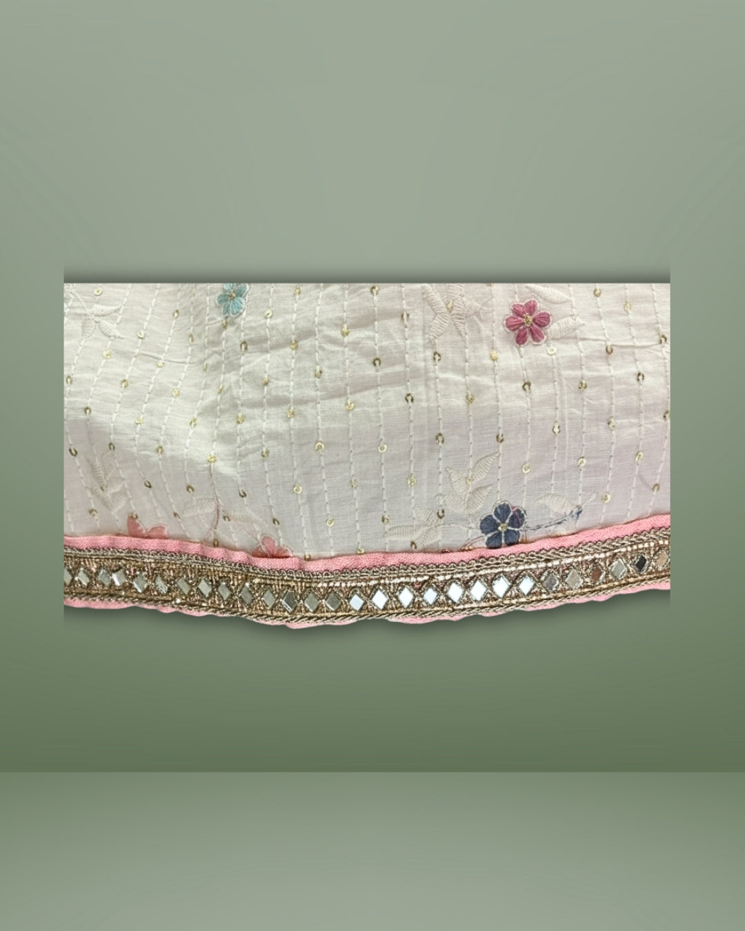 Blush Blossom Lehenga Set