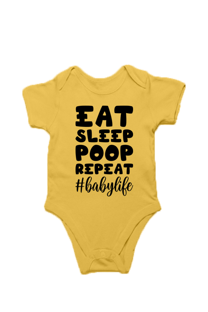 Tiny Routine Romper – Eat Sleep Poop Repeat!