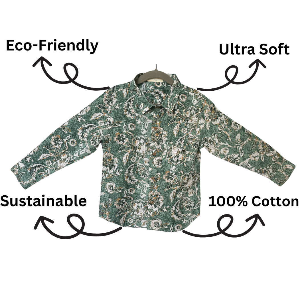 Forest Fern Print Shirt