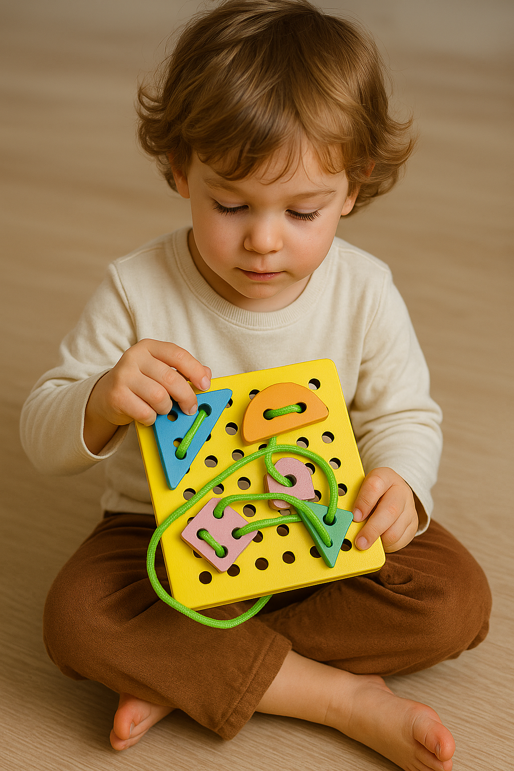 Lacing Board with 6 Pieces