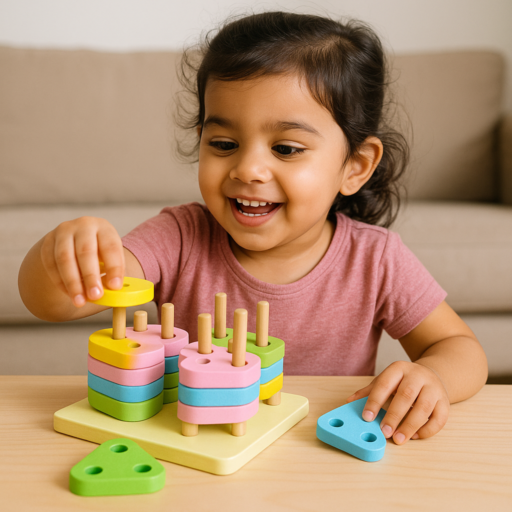 Geometric Shape Sorter (4 Shapes)