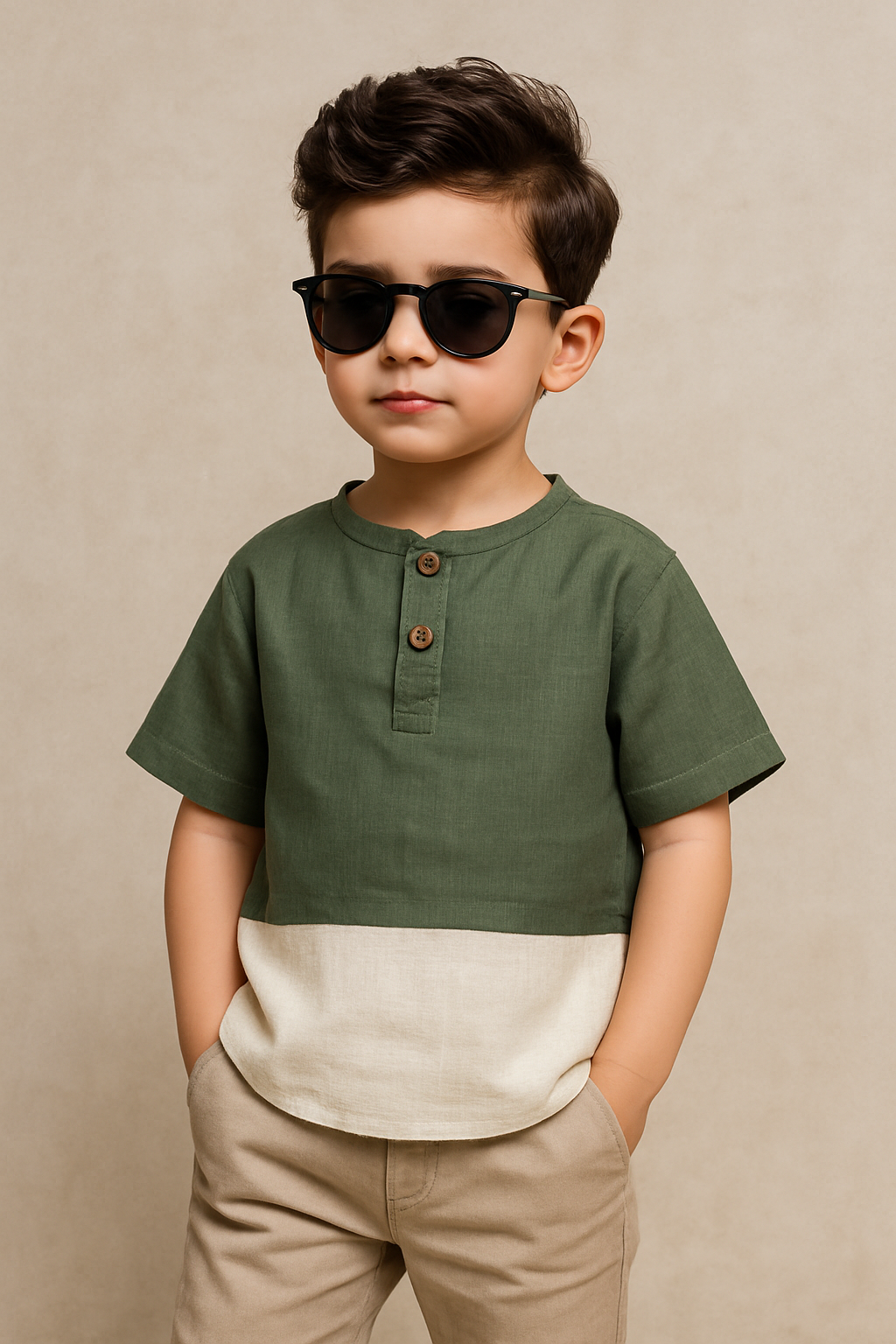 Easy Going Colorblocked Shirt