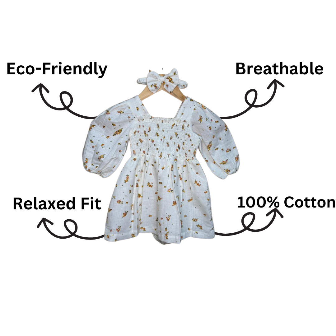 Lily Lace Smocked Dress