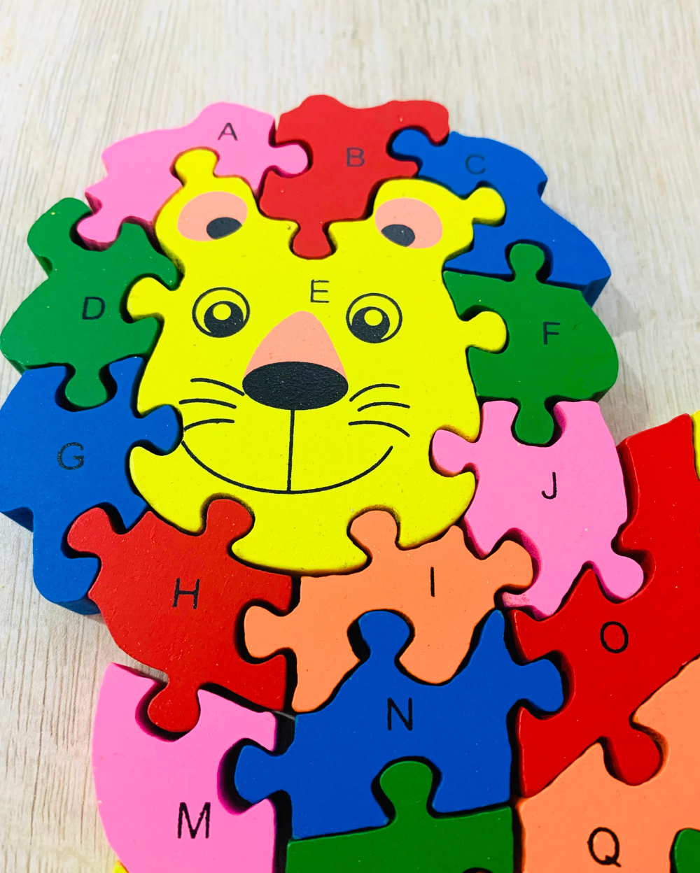 Lion Alphabet & Number Puzzle