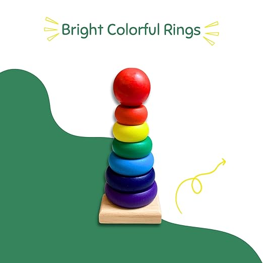 Playful Rainbow Tower