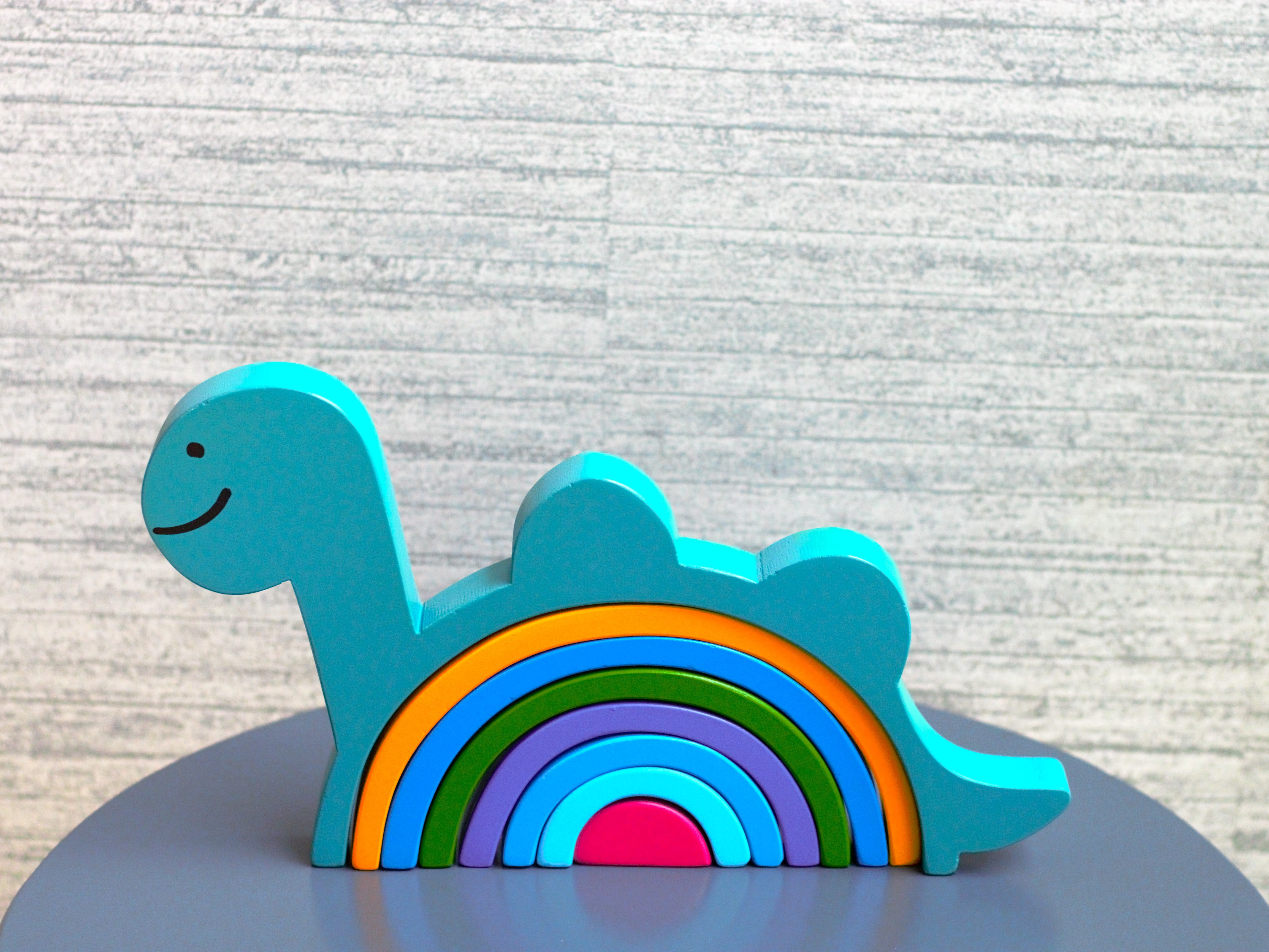 Dino Themed Rainbow Stacker Earthytweens