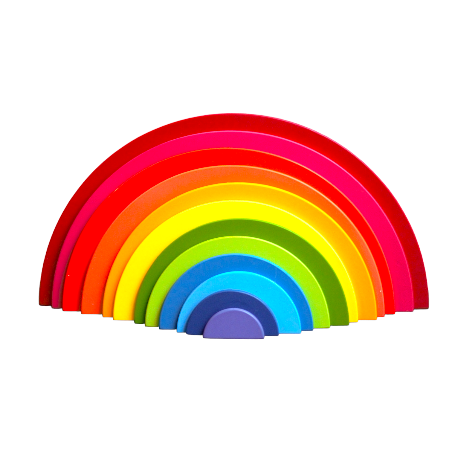 Large Rainbow Semi Circles - 12 pcs Earthytweens