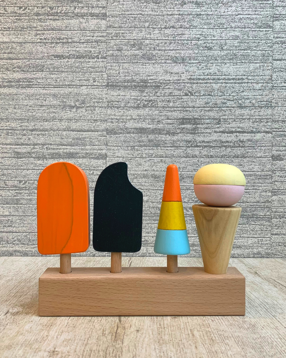 Wooden Ice Creams (Set Of 4) Earthytweens